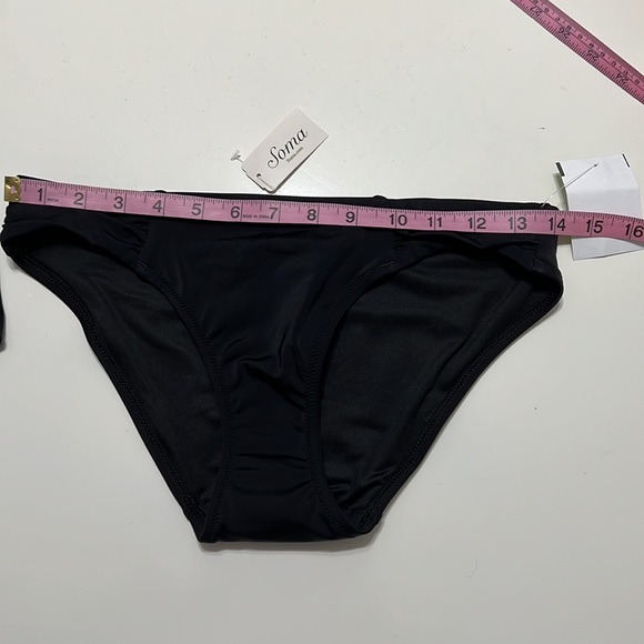 NWT Soma Bra Cup Size Twist Front 2 Piece Tankini Black Size 34D/M - Picture 6 of 10